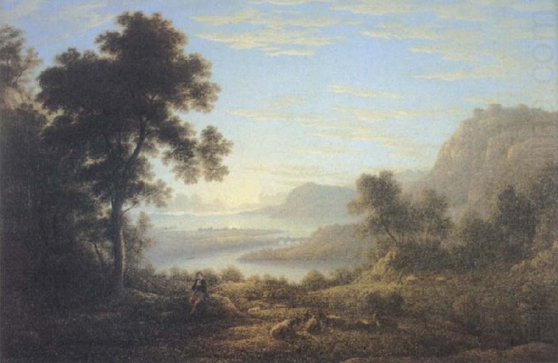 John glover Landscape with piping shepherd
